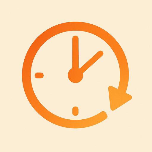 Timing indicator clock symbol